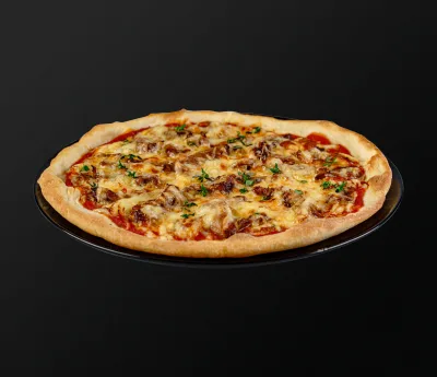 Pizza costolette (cu fâșii de coaste) — Pizza, Artisan 19 Alba Iulia